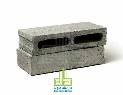 بلوك أسمنتى مفرغ 12×20×40 سم