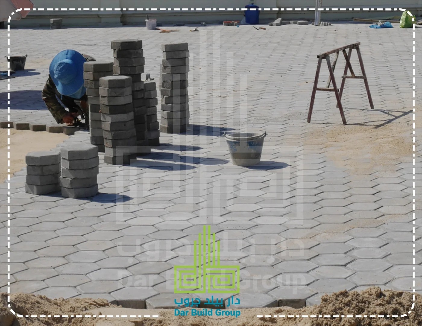 Hexagonal Interlock Interlock Hexagonal Paver 6 cm - Dar Build Group