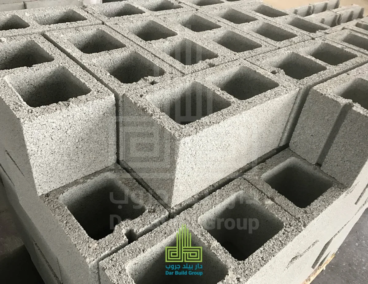 بلوك اسمنتى مفرغ 25 - داربيلد جروب