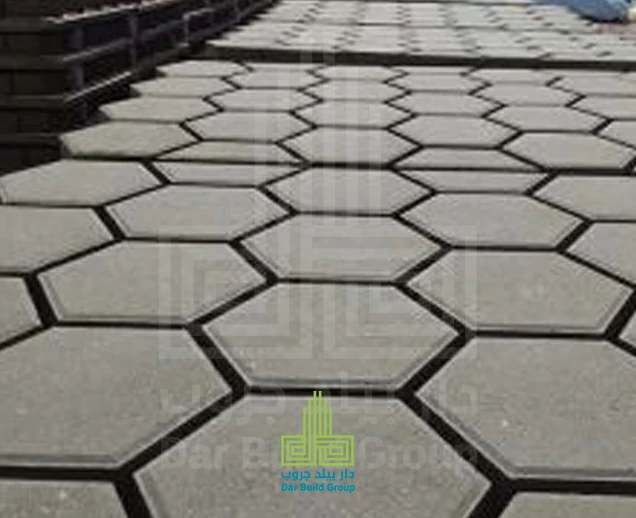 Hexagonal Interlock 8 cm thick hexagonal interlock